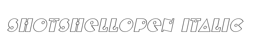 ShotShellOpen Italic