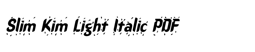 Shower Italic