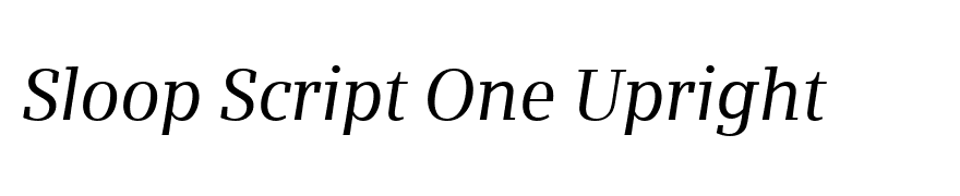 Siemens Serif Italic