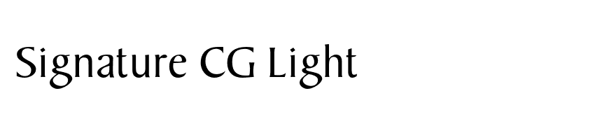 Signature CG Light