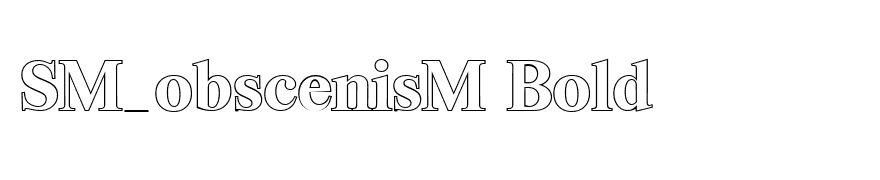 SimonBeckerOutline-Bold