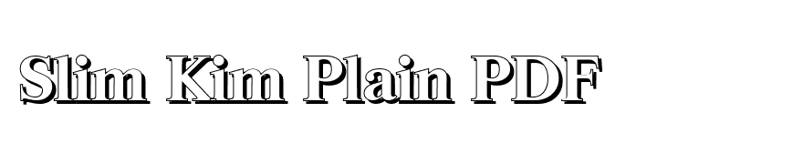 SimonBeckerShadow-Bold