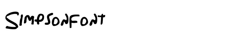 Simpsonfont