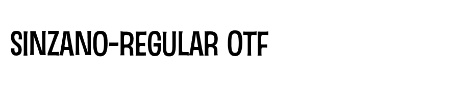 Sinzano-Regular OTF