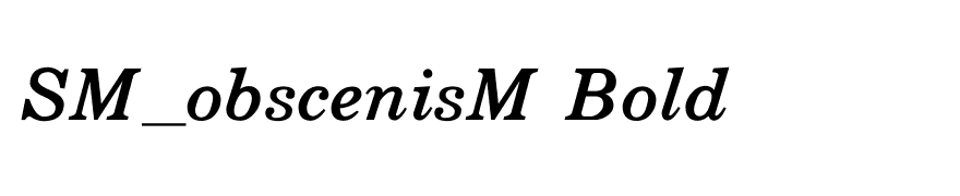 Skt Centurion Bold Italic