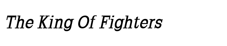 SlabRomana-BoldOblique