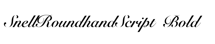 SnellRoundhandScript Bold