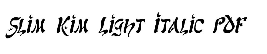 SolomonCondensed Italic