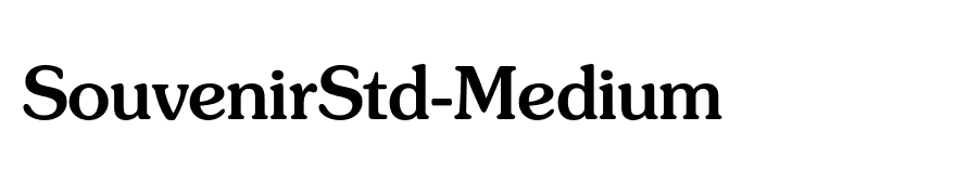 SouvenirStd-Medium