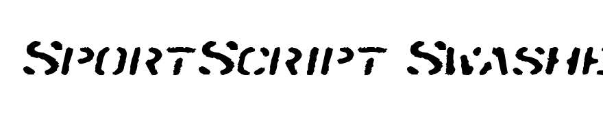 SprayStencilExtended Oblique