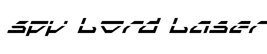 Spy Lord Laser Italic