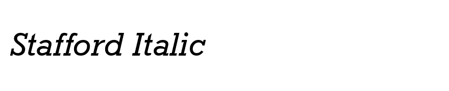 Stafford Italic