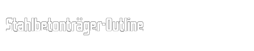 Stahlbetonträger-Outline
