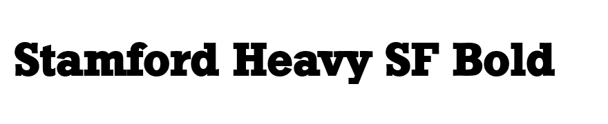 Stamford Heavy SF Bold