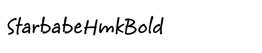 StarbabeHmkBold