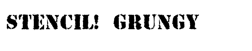 Stencil-grungy