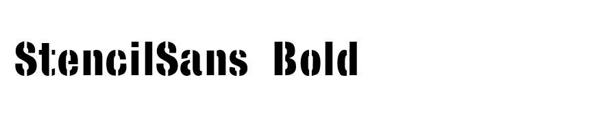 StencilSans Bold