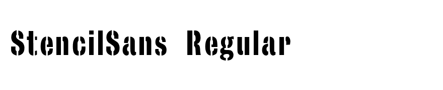 StencilSans Regular