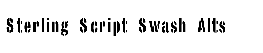 StencilSansCondensed Regular