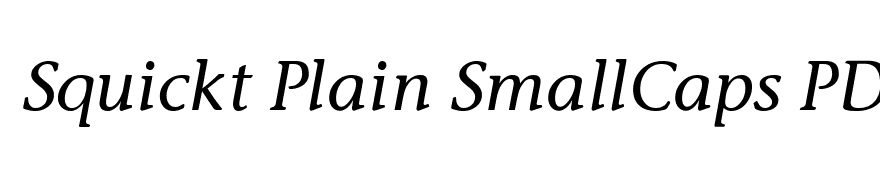 Stone Informal Italic