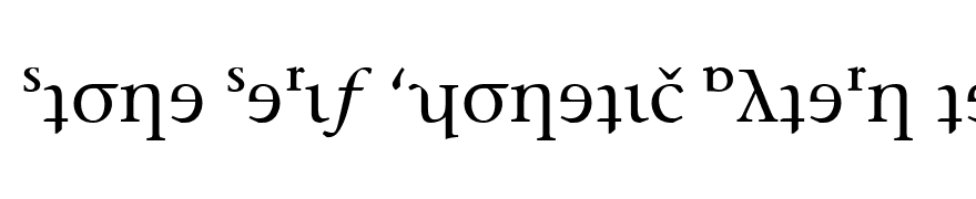 Stone Serif Phonetic Alternate