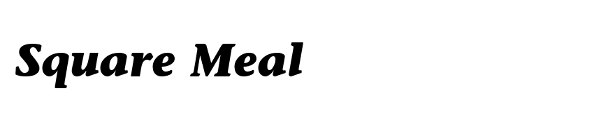 StoneInformal BoldItalic