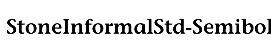 StoneInformalStd-Semibold