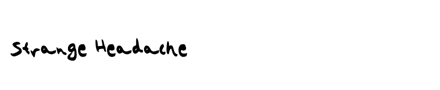 Strange Headache