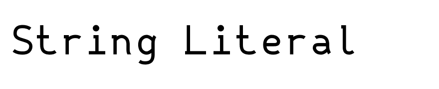 String Literal