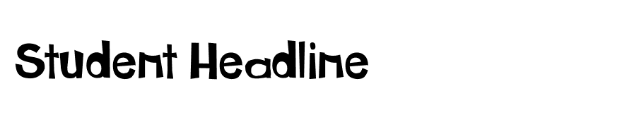 Student Headline
