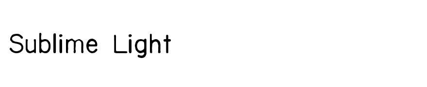 Sublime Light