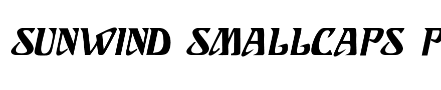 SundraDisplayCaps Bold Italic