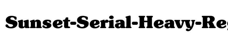 Sunset-Serial-Heavy-Regular