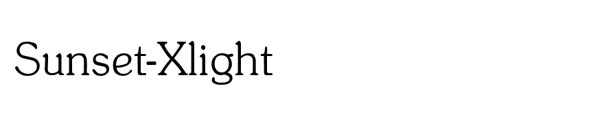 Sunset-Xlight