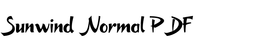 Sunwind Normal PDF