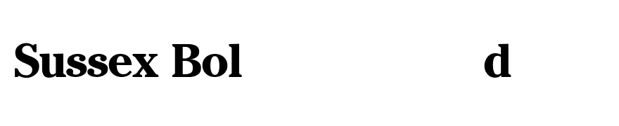 Sussex Bold