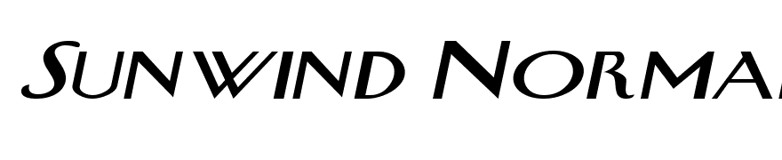 SwanExtended Italic