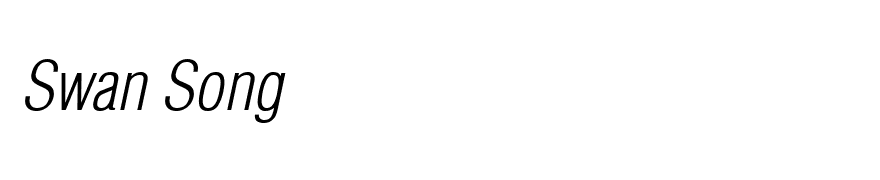 Switzerland Cond Light Italic