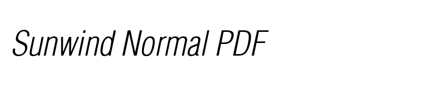 SwitzerlandCondLight Italic