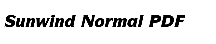 Symbol Black SSi Black Italic