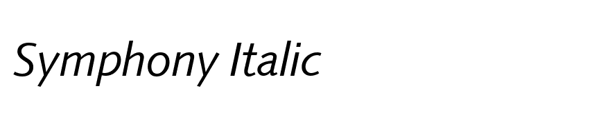 Symphony Italic