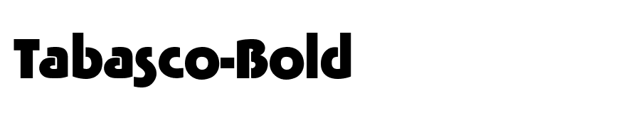 Tabasco-Bold