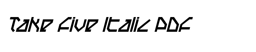 TechstepBlack Oblique