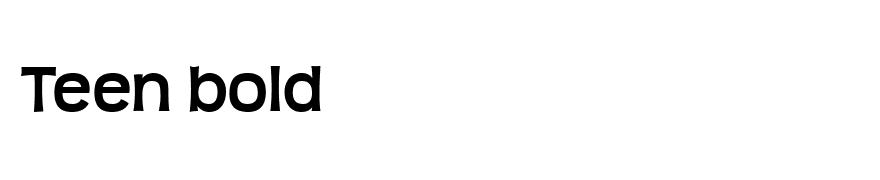 Teen bold