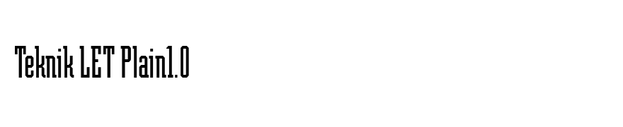 Teknik LET Plain1.0