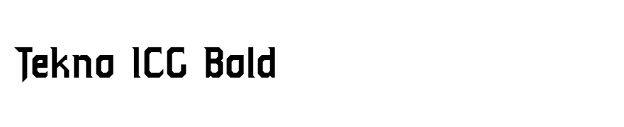 Tekno ICG Bold