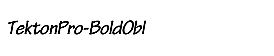 TektonPro-BoldObl