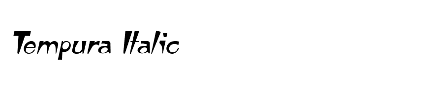 Tempura Italic