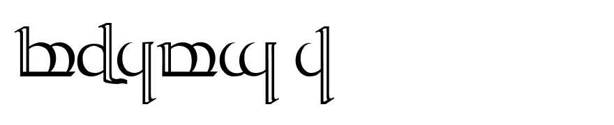 Tengwar Quenya 2