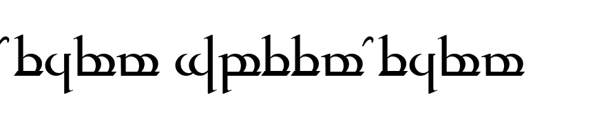 Tengwar Quenya